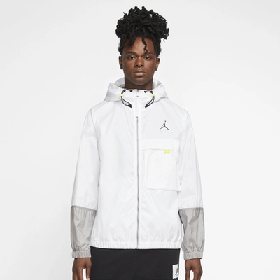 Shop Jordan Mens  Jumpman Statement Suit Jacket In Grey/white