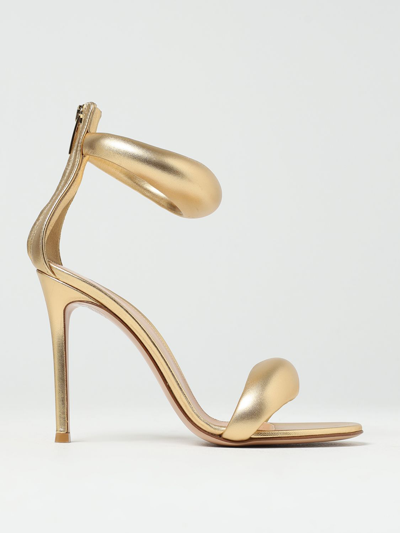 Shop Gianvito Rossi Heeled Sandals  Woman Color Gold