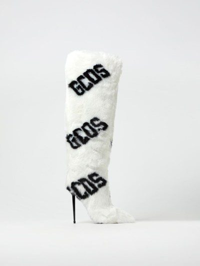Shop Gcds Boots  Woman Color White
