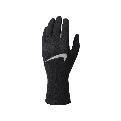 Shop Nike Women's Therma-fit Sphere Running Gloves In Black