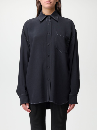 Shop Stella Mccartney Shirt In Viscose Blend In Black