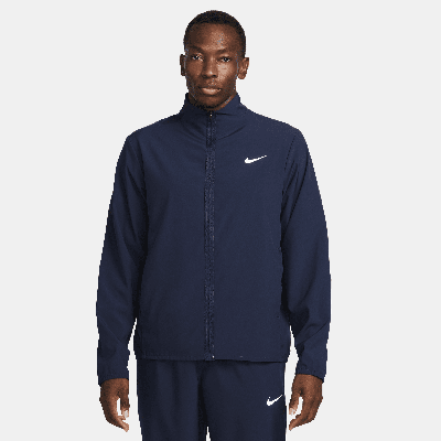 Shop Nike Men's Form Dri-fit Versatile Jacket In Blue