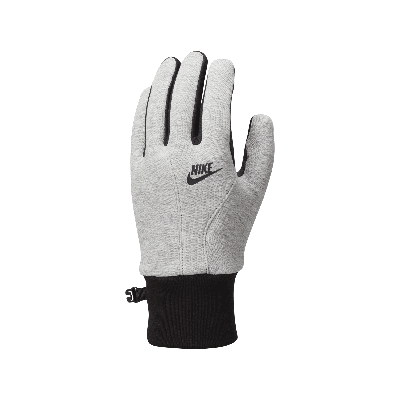 Shop Nike Men's Therma-fit Tech Fleece Gloves In White