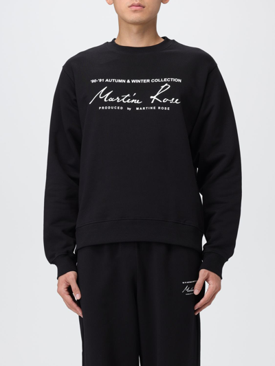 Shop Martine Rose Sweatshirt  Men Color Black