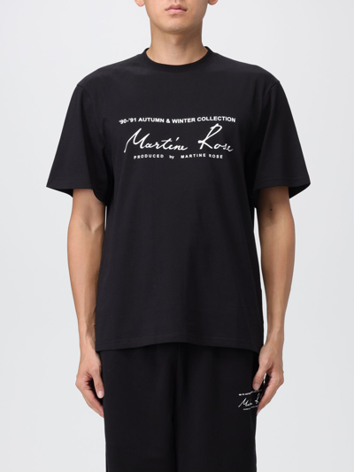 Shop Martine Rose T-shirt  Men Color Black