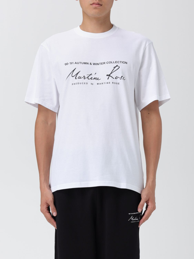 Shop Martine Rose T-shirt  Men Color White