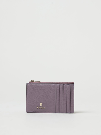 Shop Furla Wallet  Woman Color Lilac