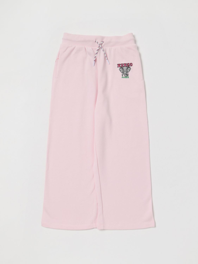 Shop Kenzo Pants  Kids Kids Color Pink