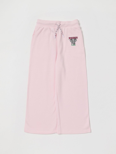 Kenzo Pants  Kids Kids Color Pink In Pink