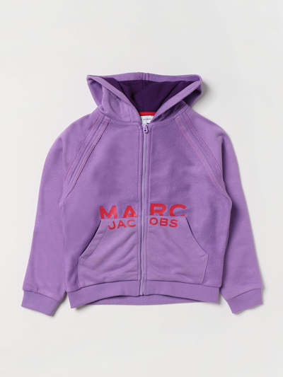 Shop Little Marc Jacobs Sweater  Kids Color Violet