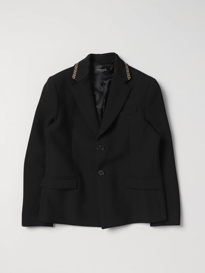 Young Versace Blazer Versace Kids Color Black In Black