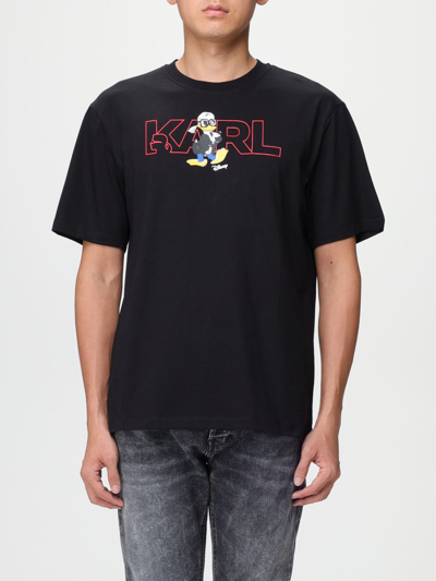 Karl Lagerfeld T-shirt  Men Color Black In Black
