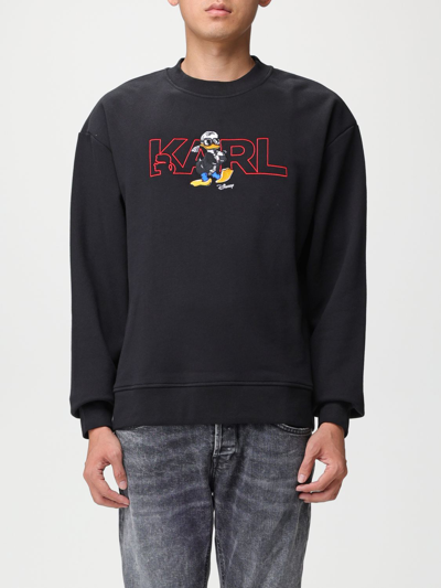 Karl Lagerfeld Sweatshirt  Men Color Black In Black
