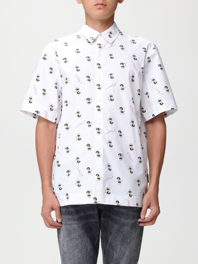 Karl Lagerfeld Shirt  Men Color White In White
