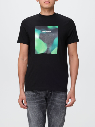 Karl Lagerfeld T-shirt  Men Color Black In Black