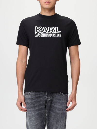 Shop Karl Lagerfeld T-shirt  Men Color Black