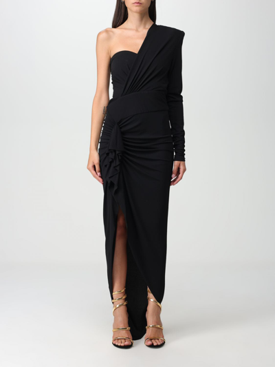 Shop Alexandre Vauthier Dress  Woman Color Black