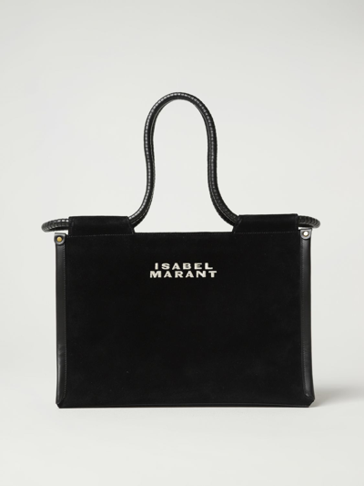 Shop Isabel Marant Toledo Bag In Suede In Black