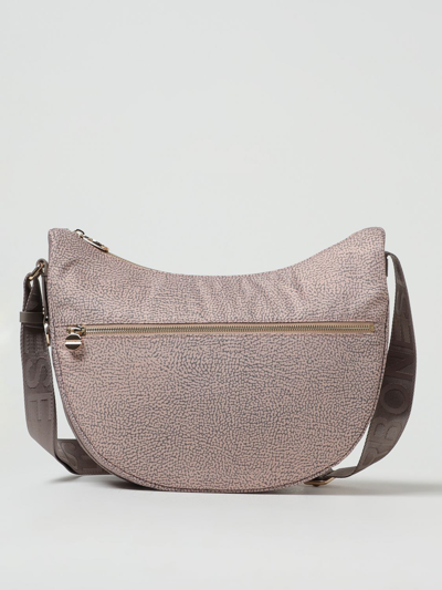 Shop Borbonese Shoulder Bag  Woman Color Blush Pink