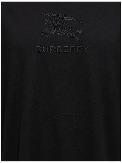 Shop Burberry 'tempah' T-shirt In Black