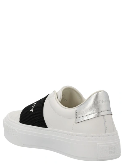 Shop Givenchy 'city Sport' Sneakers In White/black