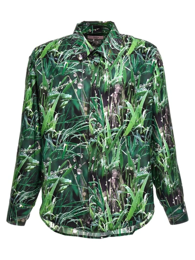 Shop Martine Rose 'grass' Shirt In Green