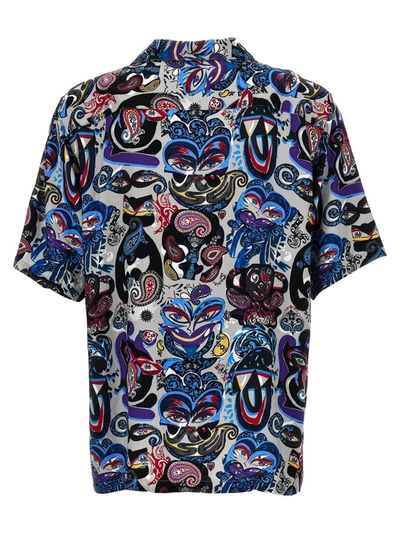 Shop Martine Rose 'grey Creature' Shirt In Multicolor