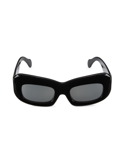 Shop Port Tanger Men's Baraka 57mm Rectangular Sunglasses In Black