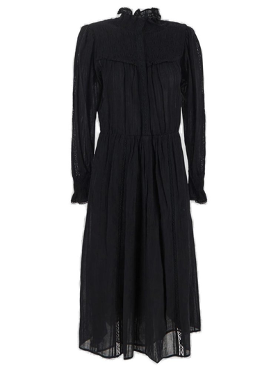 Shop Isabel Marant Étoile Isabel Marant Etoile Imany Midi Dress In Black