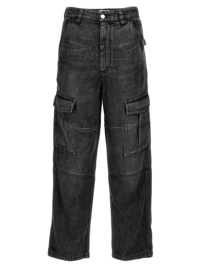 Shop Isabel Marant Terence Denim Jeans In Grey