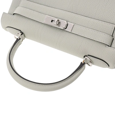 Kelly dépêches leather handbag Hermès Grey in Leather - 32116148