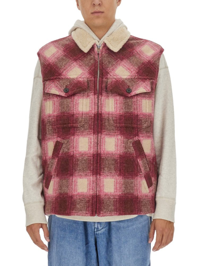 Shop Isabel Marant Plaid Checked Zip In Multi