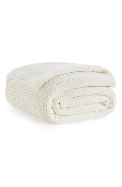 Shop Ugg Miriam Throw Blanket In Snow