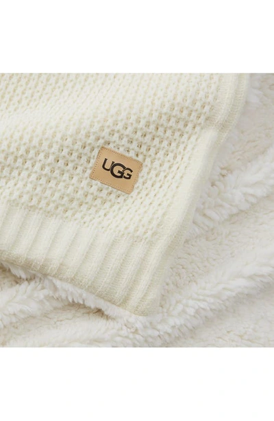 Shop Ugg Miriam Throw Blanket In Snow