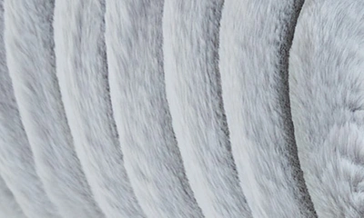 Ugg Channel Quilt Faux Fur Throw Blanket In Stone