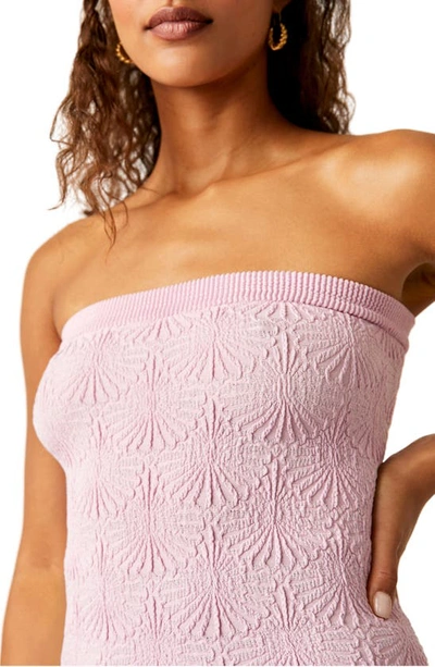 Shop Free People Love Letter Jacquard Tube Top In Flower Trail