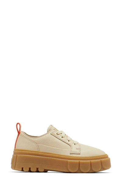 Shop Sorel Caribou X Waterproof Platform Sneaker In Bleached Ceramic/ Gum 16