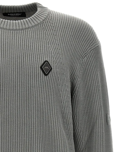 Shop A-cold-wall* 'fisherman' Sweater In Gray