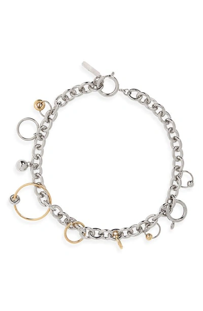 Justine Clenquet Joe Choker Necklace In Gold/ Palladium