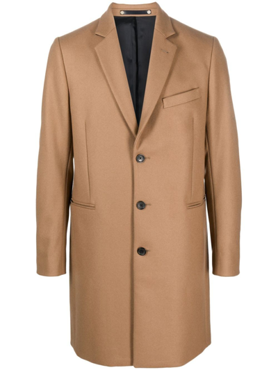 Shop Ps By Paul Smith Mens Single Breasted Overcoat