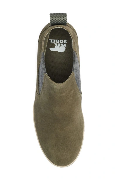 Sorel Out N About Slip-on Wedge Shoe Ii In Stone Green/ Bleached Ceramic
