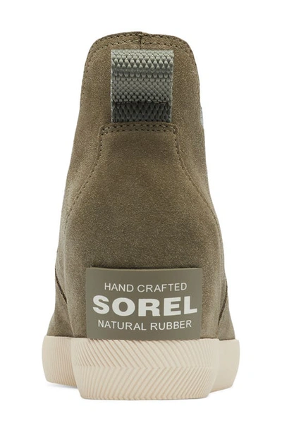 Sorel Out N About Slip-on Wedge Shoe Ii In Stone Green/ Bleached Ceramic