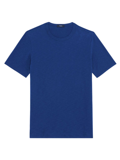 Shop Theory Men's Essential Short-sleeve Cotton T-shirt In Blueberry