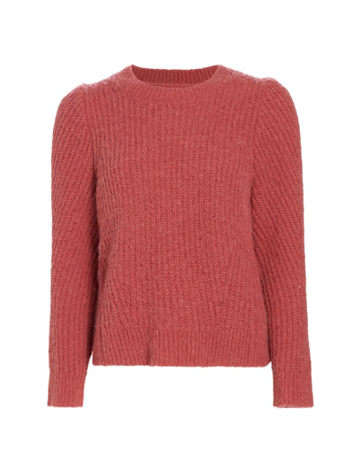 Shop Derek Lam 10 Crosby Women's Ryan Alpaca-blend Crewneck Sweater In Rhubarb
