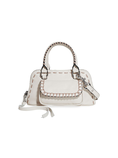 Shop Aimee Kestenberg Women's Sedona Leather Mini Top Handle Bag In Vanilla Ice Multi