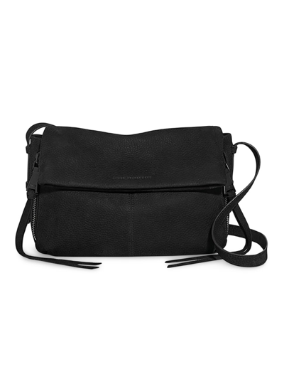 Shop Aimee Kestenberg Women's Bali Leather Crossbody Bag In Black Nubuck