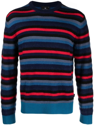 Shop Ps By Paul Smith Ps Paul Smith Mens Sweater Crew Neck Clothing In Blue