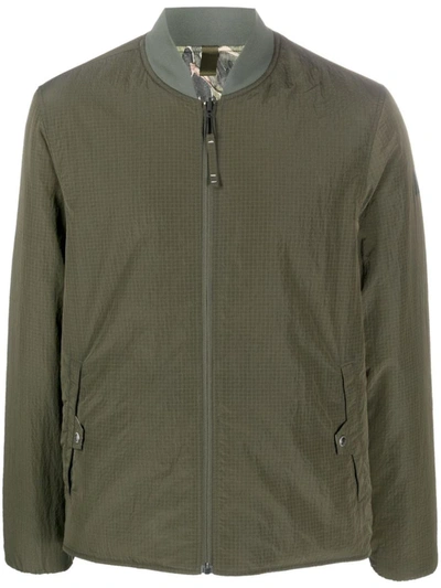 Shop Ps By Paul Smith Ps Paul Smith Mens Wadded Reversible Bomber Jacket Clothing In Green