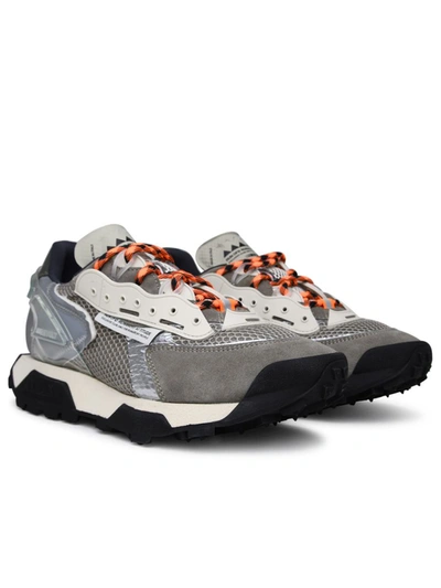 Shop Run Of Revolt Sneakers In A Gray Tech Fabric In Beige