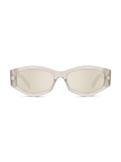 Shop Givenchy Women's Gv Day 54mm Geometric Sunglasses In Grey